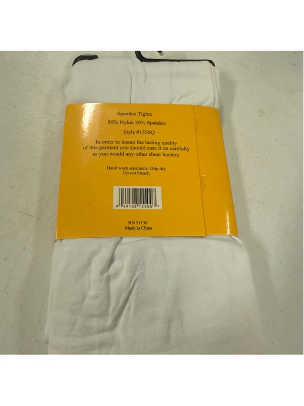 Women's Isadora Spandex Tights Queen Size White